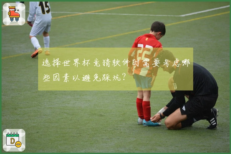 选择世界杯竞猜软件时需要考虑哪些因素以避免踩坑？